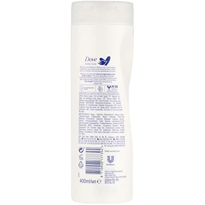 Dove Body Love Invigorating Care Avocado Oil Body Lotion, 400ml - Image 2